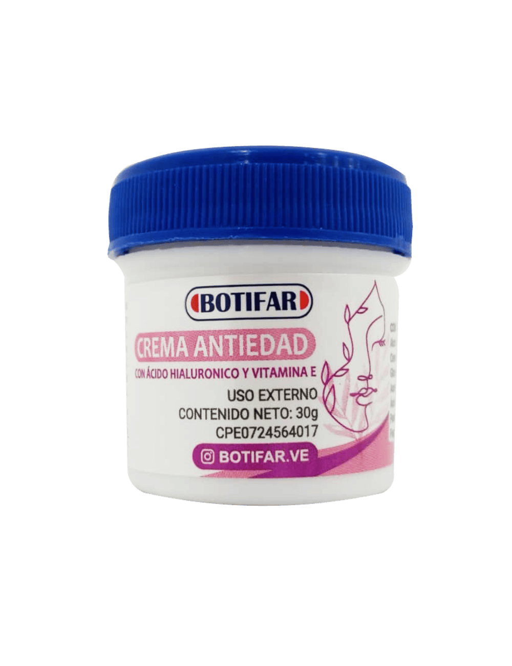 CREMA ANTIEDAD ACIDO HIALURONICO + VITAMINA E